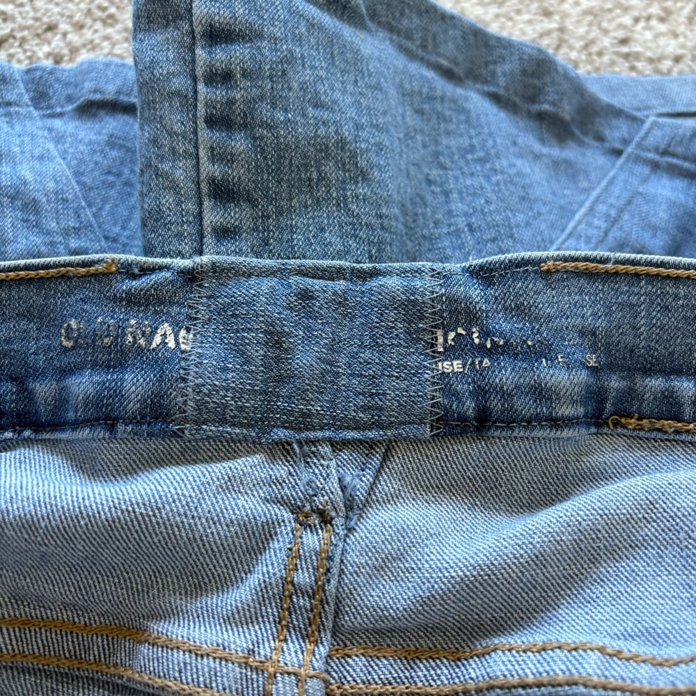 ❤️ Denim Knee Length Skirt Y2K style Old Navy Stretch 16 - Picture 10 of 10